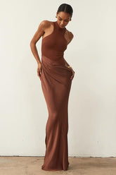 Vera Asymmetrical Cut Out Maxi Dress